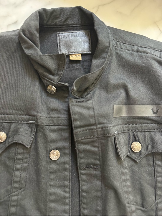 True Religion Other - True Religion Men's Black Stand-Collar Shirt Jacket